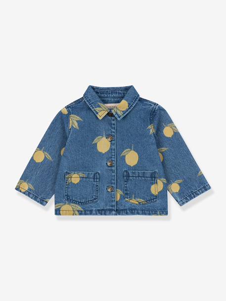 Veste en denim bleu jean 1 - vertbaudet enfant 