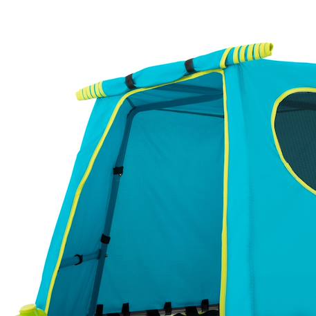 Aire de jeux évolutive panier de basket explorer tour métal h246cm Bleu - vert 5 - vertbaudet enfant 