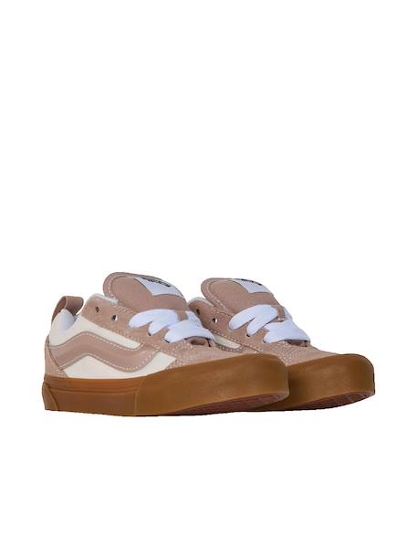Basket knu skool – style emblématique et confort enfant Beige/marron 3 - vertbaudet enfant 