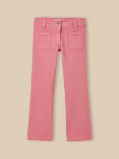-Pantalon flare  en twill