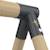 Portique 2 balançoires amandier bois h190cm Marron - gris anthracite - vert kaki - moutarde 6 - vertbaudet enfant 