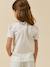 Tee shirt col habillé coton bio rose clair 6 - vertbaudet enfant 