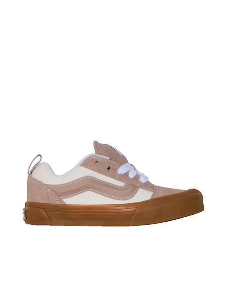 Basket knu skool – style emblématique et confort enfant Beige/marron 2 - vertbaudet enfant 