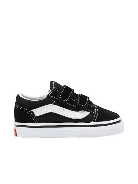 Chaussures basses à scratch old skool v – confort et maintien bébé Noir 1 - vertbaudet enfant 
