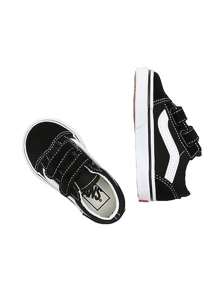 Chaussures basses à scratch old skool v – confort et maintien bébé Noir 2 - vertbaudet enfant 