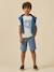 Short chino garçon bleu 3 - vertbaudet enfant 