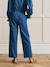 Pantalon ceinture denim denim brut 6 - vertbaudet enfant 