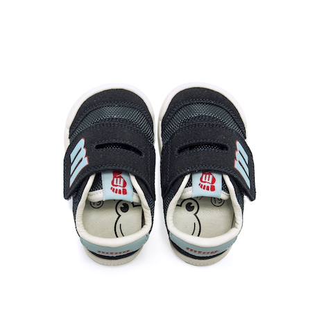 Sneakers garçon synthétique fermeture adhésive barefoot Bleu marine–pétrole+Bleu marine-turquoise+Jaune clair+Kaky+Taupe-cuir 12 - vertbaudet enfant 