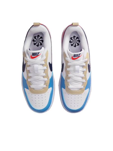 Chaussures de sport court borough low recraft junior - confort et style moderne Blanc/blue/crimson 3 - vertbaudet enfant 