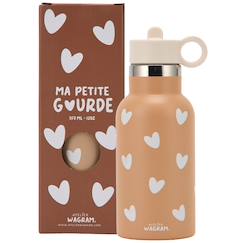 Puériculture-Gourde isotherme caramel (350 ml)