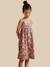Robe fille tissu liberty meadow song Liberty meadow song corail 1 - vertbaudet enfant 