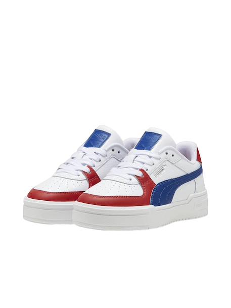 Basket en cuir ca pro – semelle caoutchouc – enfant Blanc 1 - vertbaudet enfant 