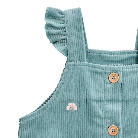 Robe bébé en velours côtelé naya Bleu 4 - vertbaudet enfant 