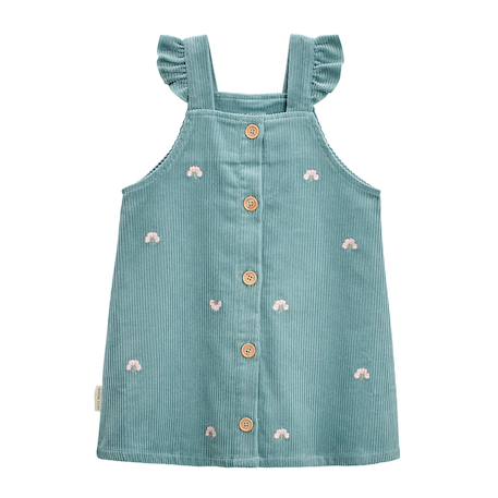 Robe bébé en velours côtelé naya Bleu 2 - vertbaudet enfant 