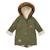 Parka longue à capuche   2-16 ans  rock & love Kaki 4 - vertbaudet enfant 