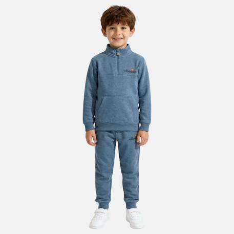 Ensemble sweat et pantalon jogging garçon à imprimé Bleu 1 - vertbaudet enfant 
