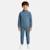 Ensemble sweat et pantalon jogging garçon à imprimé Bleu 1 - vertbaudet enfant 