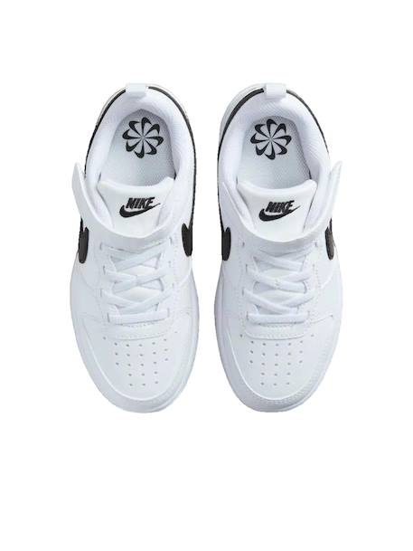 Basket lifestyle court borough low recraft ps – cuir et textile – junior Blanc 3 - vertbaudet enfant 