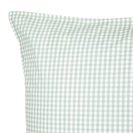 Parure de lit percale coton bio Arc-en-ciel+Beige+Caramel+Forêt+Petit buis+Pois+Sable+Sapins+Vert+Vert sauge 33 - vertbaudet enfant 
