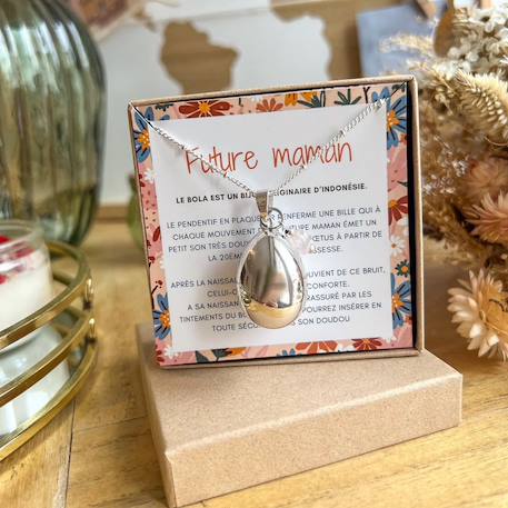 Bola de grossesse goutte argent quartz Argent 2 - vertbaudet enfant 