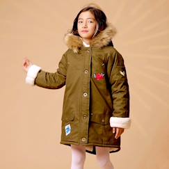 Parka longue à capuche   2-16 ans  rock & love  - vertbaudet enfant