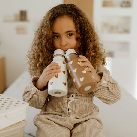 Gourde isotherme caramel (350 ml) Beige, blanc+Ecru, marron+Marron, beige 6 - vertbaudet enfant 