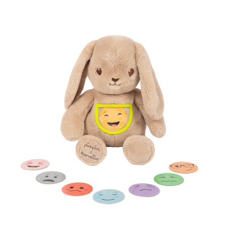 Peluche lapin Marcel des emotions 40 cm Beige 3 - vertbaudet enfant 