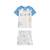 Pyjama enfant manches courtes biscarosse Ecru 2 - vertbaudet enfant 