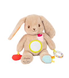 Jouet-Peluche Marcel d'activités 30 cm - lapin 5 sens