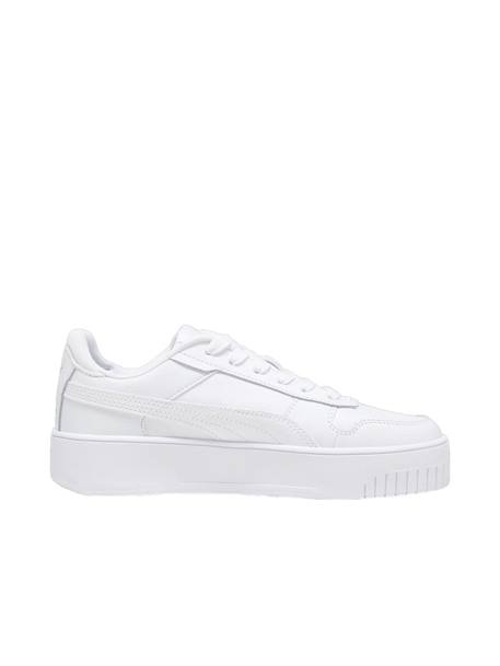 Basket cuir blanc et or carina street – confort et style garçon Blanc 1 - vertbaudet enfant 