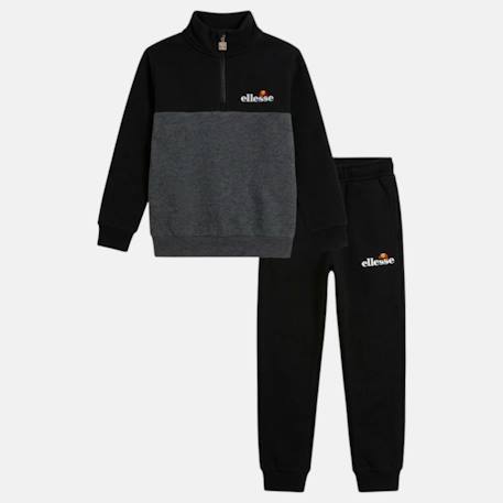 Ensemble sweat et pantalon jogging garçon à imprimé Noir 3 - vertbaudet enfant 