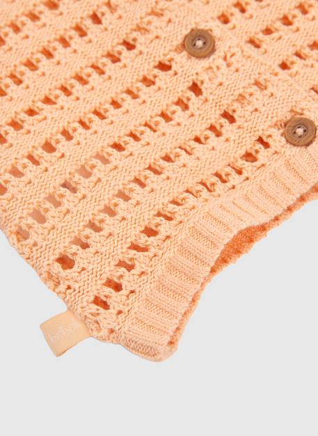 Gilet bébé tricot Orange 4 - vertbaudet enfant 