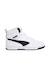 Basket haute rebound v6 mid – confort et style enfant Blanc - noir 2 - vertbaudet enfant 