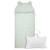 Sac de couchage coton bio Bleu+Fleurs beiges+Vichy vert 13 - vertbaudet enfant 