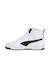 Basket haute rebound v6 mid – confort et style enfant Blanc - noir 3 - vertbaudet enfant 