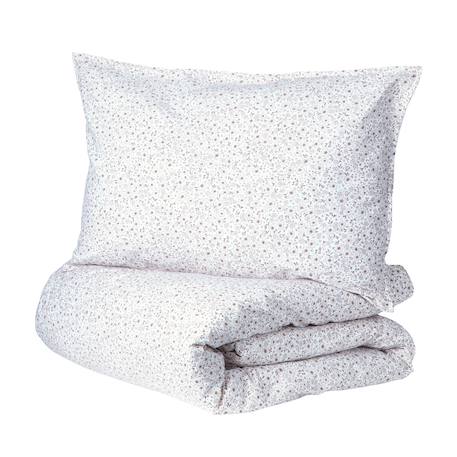 Parure de lit percale coton bio Arc-en-ciel+Beige+Caramel+Forêt+Petit buis+Pois+Sable+Sapins+Vert+Vert sauge 4 - vertbaudet enfant 