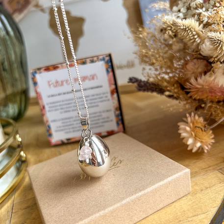 Bola de grossesse goutte argent quartz Argent 1 - vertbaudet enfant 