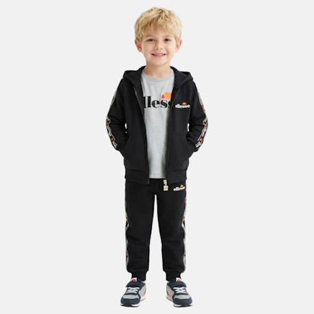 Ensemble t-shirt manches courtes veste capuche et pantalon jogging 3 pièces garçon Noir 1 - vertbaudet enfant 