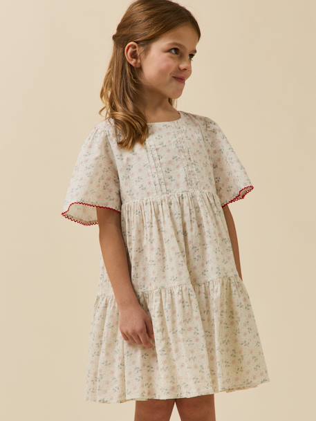 Robe  imprimé lily Imprimé  lily 1 - vertbaudet enfant 