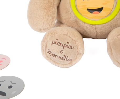 Peluche lapin Marcel des emotions 40 cm Beige 2 - vertbaudet enfant 
