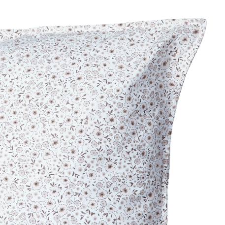 Parure de lit percale coton bio Arc-en-ciel+Beige+Caramel+Forêt+Petit buis+Pois+Sable+Sapins+Vert+Vert sauge 6 - vertbaudet enfant 