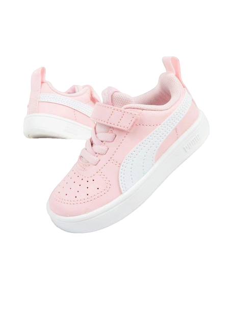 Baskets à lacets et scratch rickie – confort et maintien enfant Rose 1 - vertbaudet enfant 