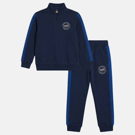 Ensemble veste et pantalon jogging garçon à imprimé Marine 3 - vertbaudet enfant 