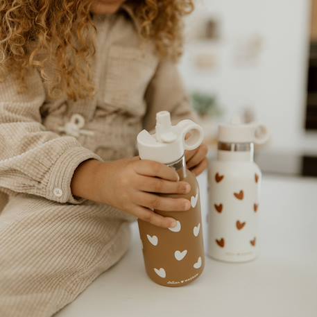 Gourde isotherme caramel (350 ml) Beige, blanc+Ecru, marron+Marron, beige 7 - vertbaudet enfant 