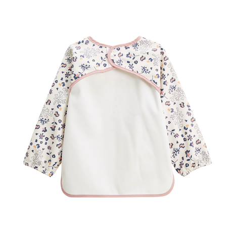 Lot de 2 bavoirs tablier manches longues céleste Ecru 5 - vertbaudet enfant 