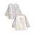 Lot de 2 bavoirs tablier manches longues céleste Ecru 2 - vertbaudet enfant 