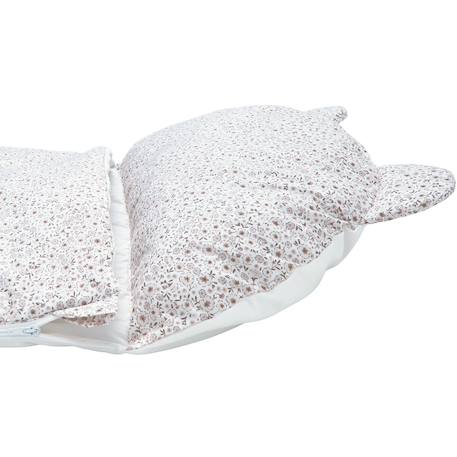 Sac de couchage coton bio Fleurs beiges 4 - vertbaudet enfant 
