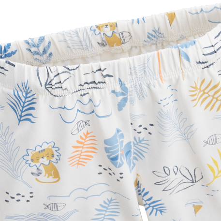 Pyjama enfant manches courtes biscarosse Ecru 4 - vertbaudet enfant 