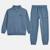 Ensemble sweat et pantalon jogging garçon à imprimé Bleu 3 - vertbaudet enfant 