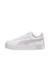 Basket en cuir carina street – style sportif et confort – enfant Blanc 2 - vertbaudet enfant 